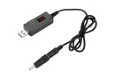 Конвертор USB DC 5V to 9V-12V, роз'єм 5.5 мм + адаптер 3.5 мм, Dynamode - зображення 1