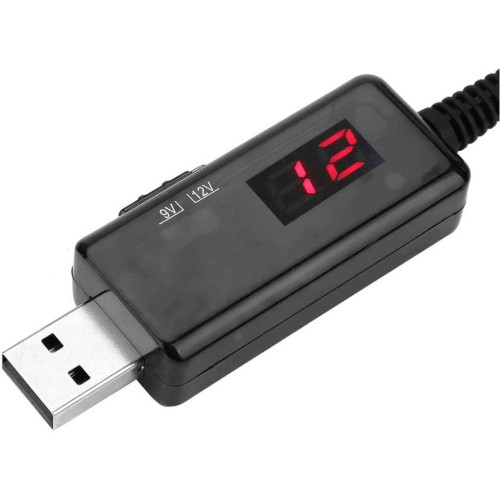 Конвертор USB DC 5V to 9V-12V, роз'єм 5.5 мм + адаптер 3.5 мм, Dynamode - зображення 2