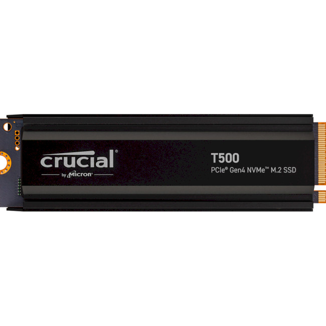 Накопичувач SSD NVMe M.2 1000GB Crucial T500 with heatsink (CT1000T500SSD5) - зображення 2