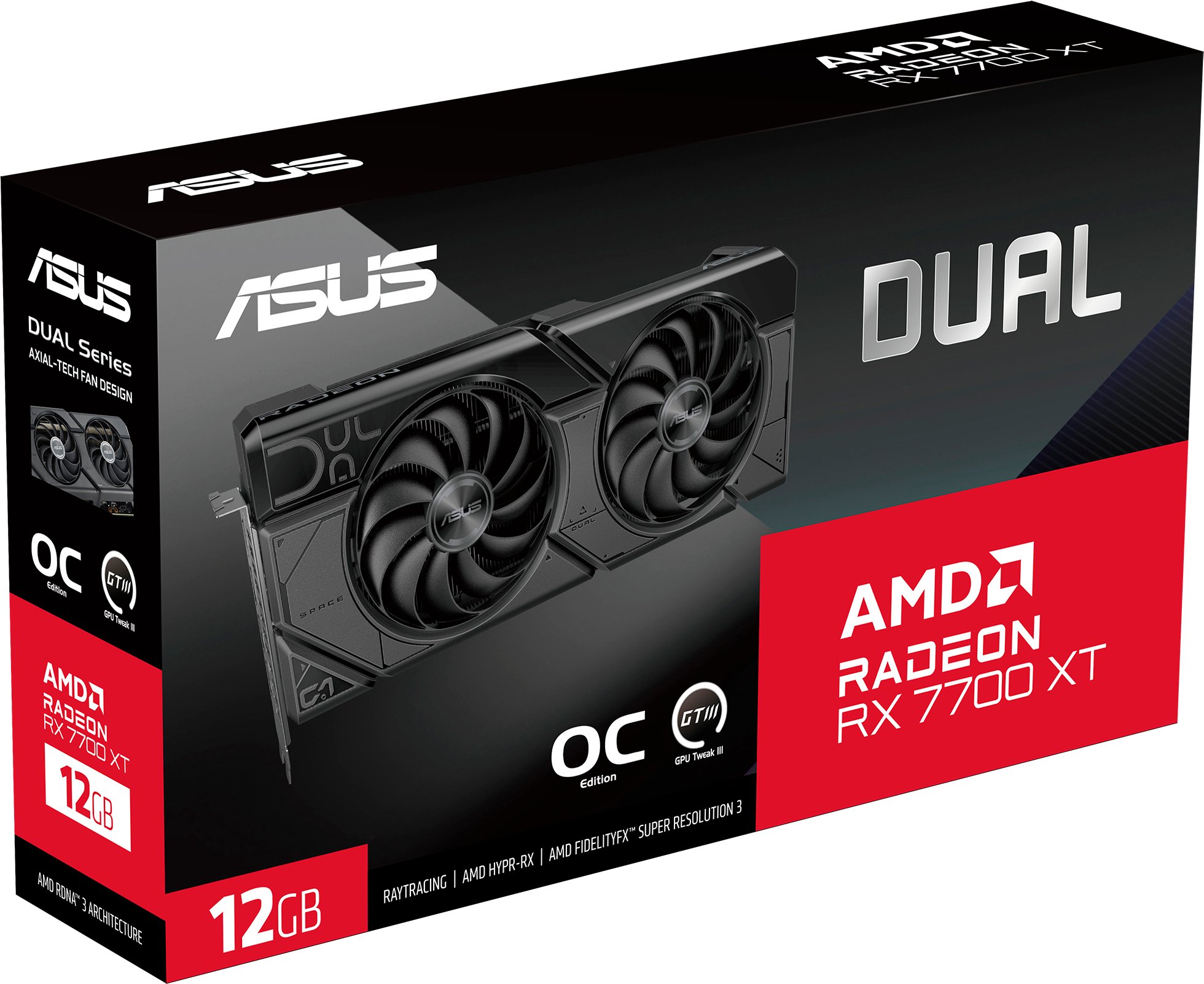 Відеокарта ATI Radeon RX 7700 XT 12 Gb GDDR6 Asus (DUAL-RX7700XT-O12G) - зображення 9