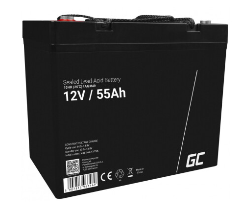 Акумуляторна батарея Green Cell AGM 12V 55Ah (AGM49) - зображення 1