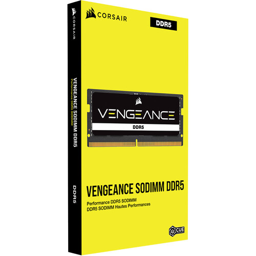 Пам'ять DDR5-4800 16 Gb Corsair Vengeance 4800MHz SoDIMM - зображення 3