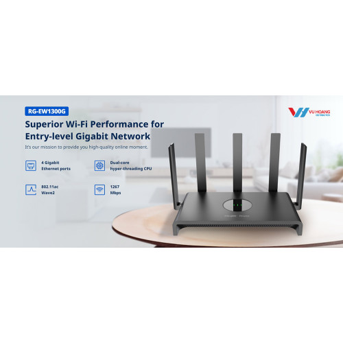 Маршрутизатор WiFi Ruijie RG-EW1300G - зображення 6