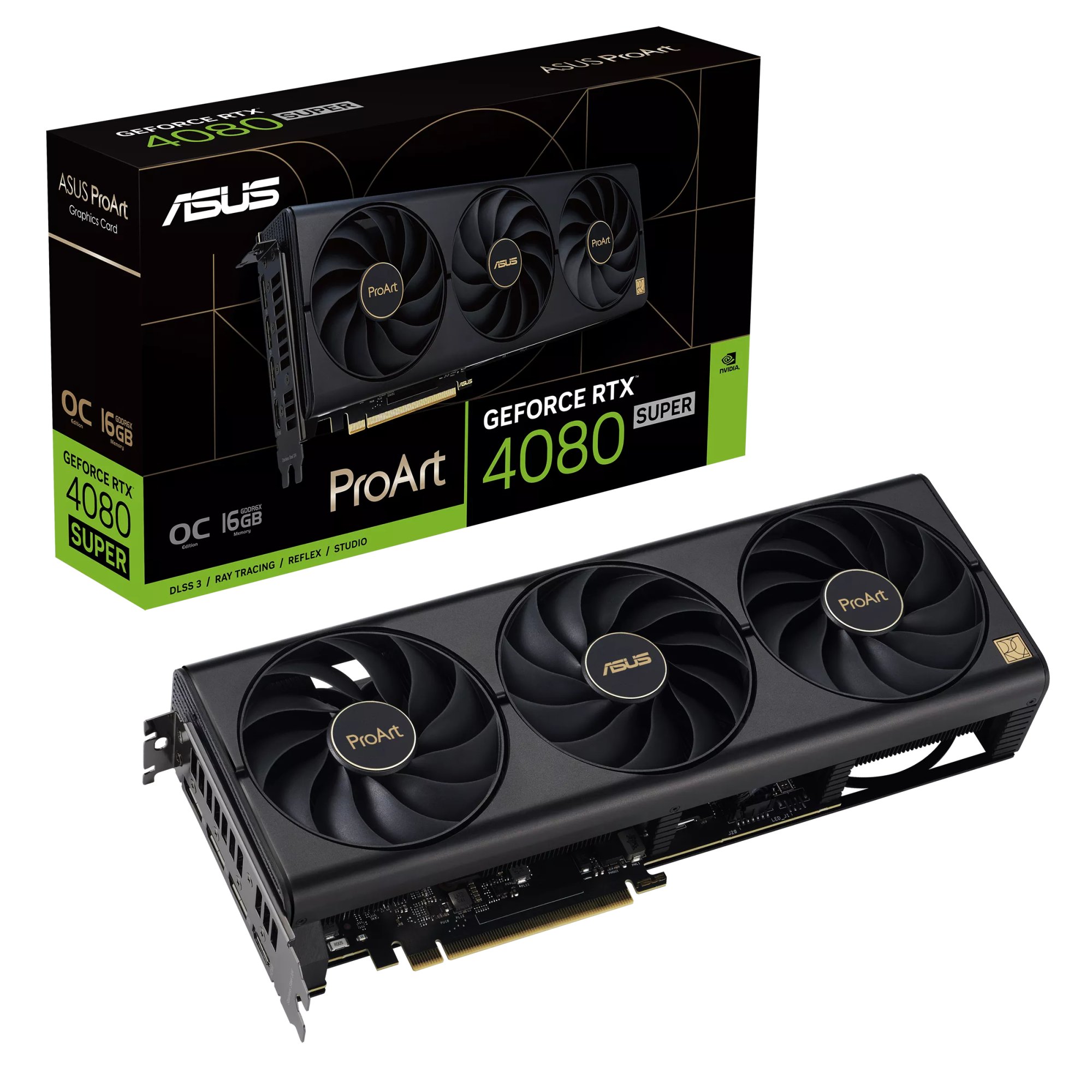 Відеокарта GeForce RTX 4080 Super 16 GDDR6X Asus ProArt OC Edition (PROART-RTX4080S-O16G) - зображення 1