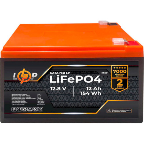 Акумуляторна батарея LogicPower LiFePo4 12.8V-12Ah - зображення 1