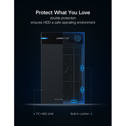 Зовнішня кишеня для HDD UGREEN - зображення 6