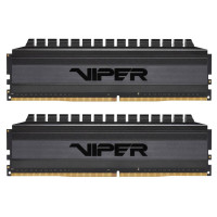 Пам'ять DDR4 RAM_16Gb (2x8Gb) 3000Mhz Patriot Viper 4 Blackout (PVB416G300C6K)