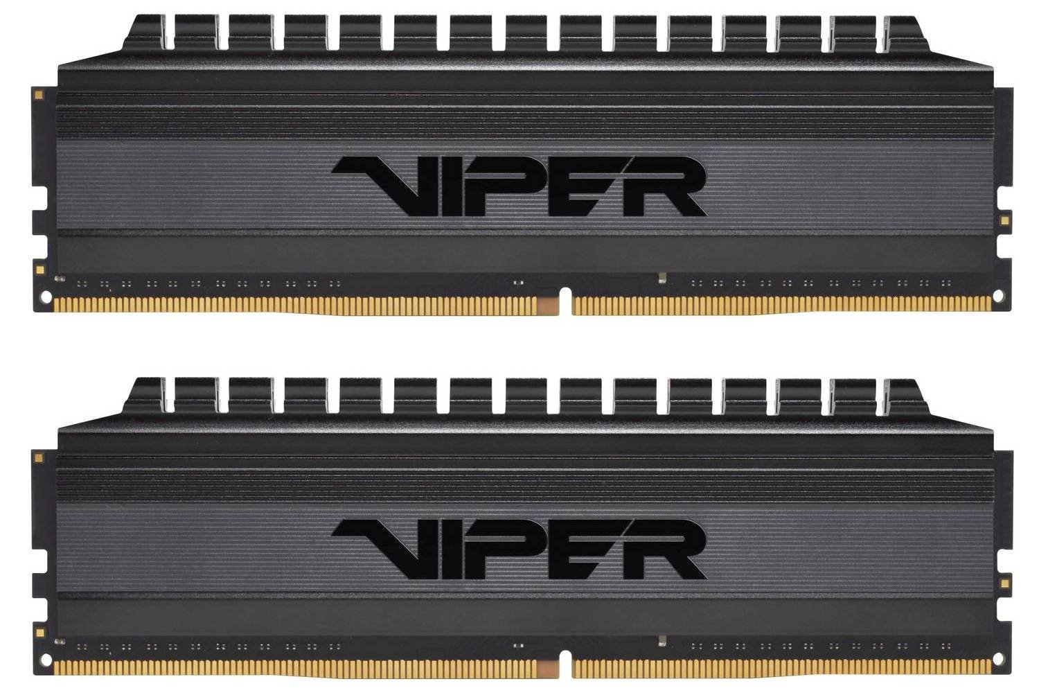 Пам'ять DDR4 RAM_16Gb (2x8Gb) 3000Mhz Patriot Viper 4 Blackout (PVB416G300C6K) - зображення 1