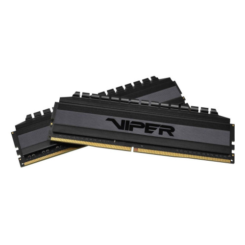 Пам'ять DDR4 RAM_16Gb (2x8Gb) 3000Mhz Patriot Viper 4 Blackout (PVB416G300C6K) - зображення 2