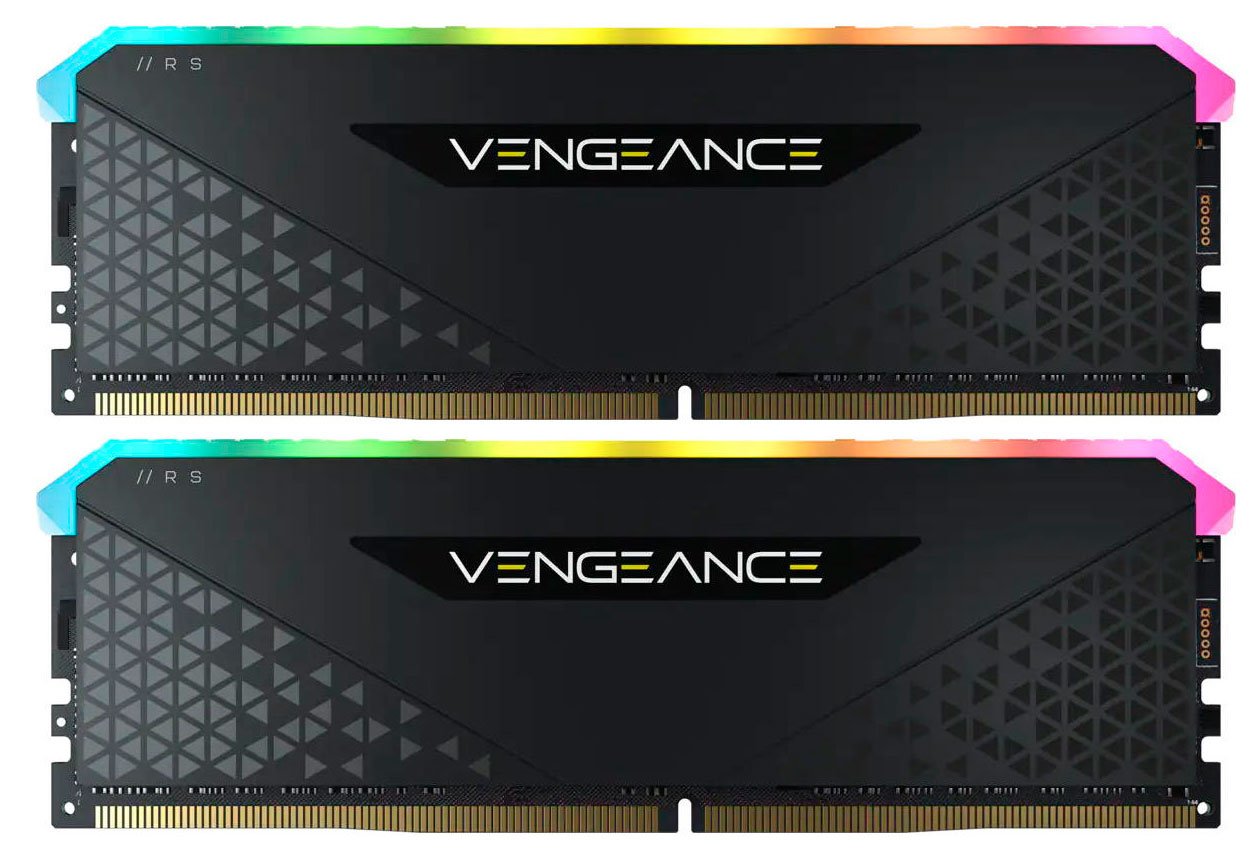 Пам'ять DDR4 RAM_32Gb (2x16Gb) 3200Mhz Corsair Vengeance RGB RS (CMG32GX4M2E3200C16) - зображення 1