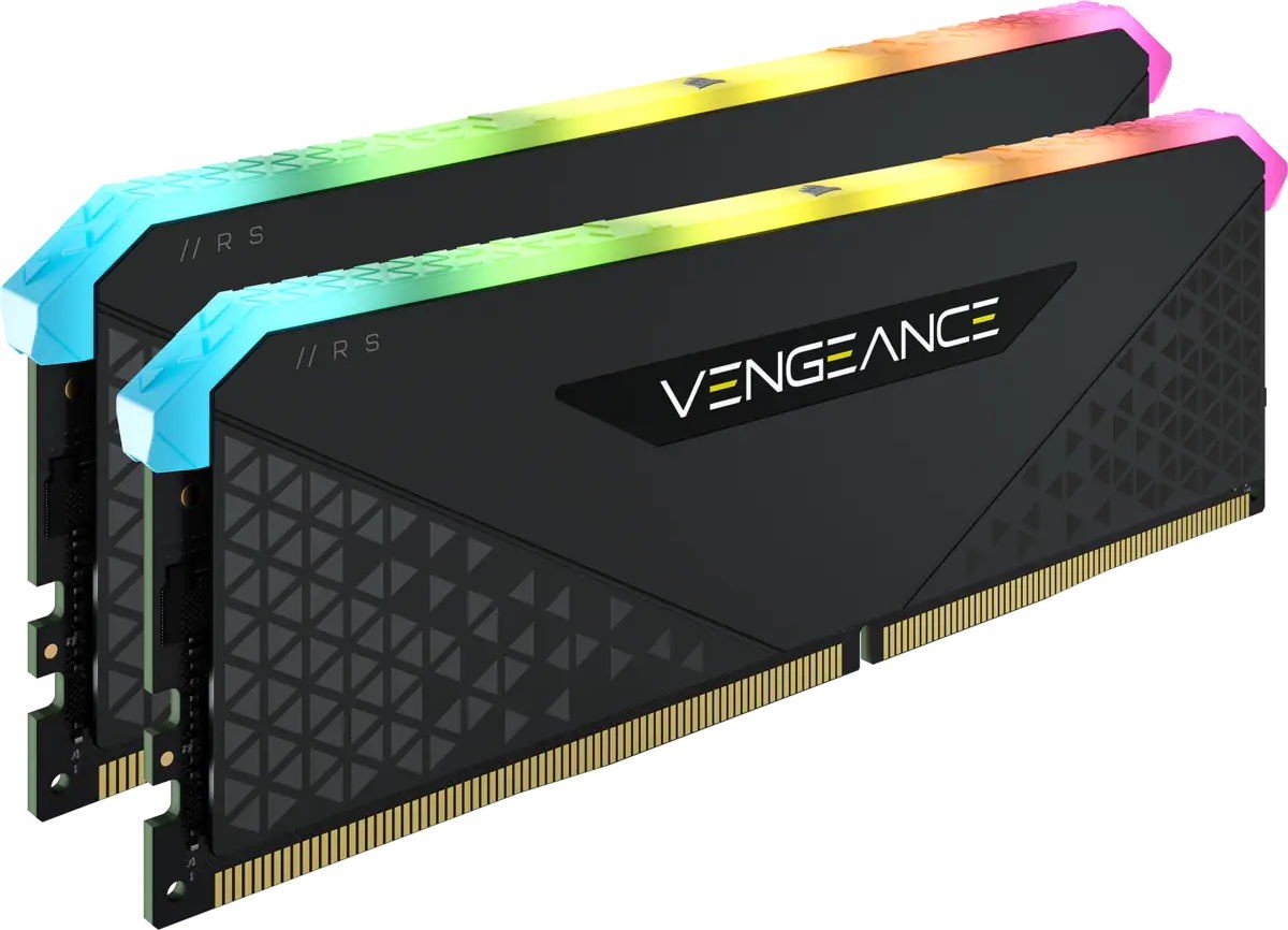 Пам'ять DDR4 RAM_32Gb (2x16Gb) 3200Mhz Corsair Vengeance RGB RS (CMG32GX4M2E3200C16) - зображення 2