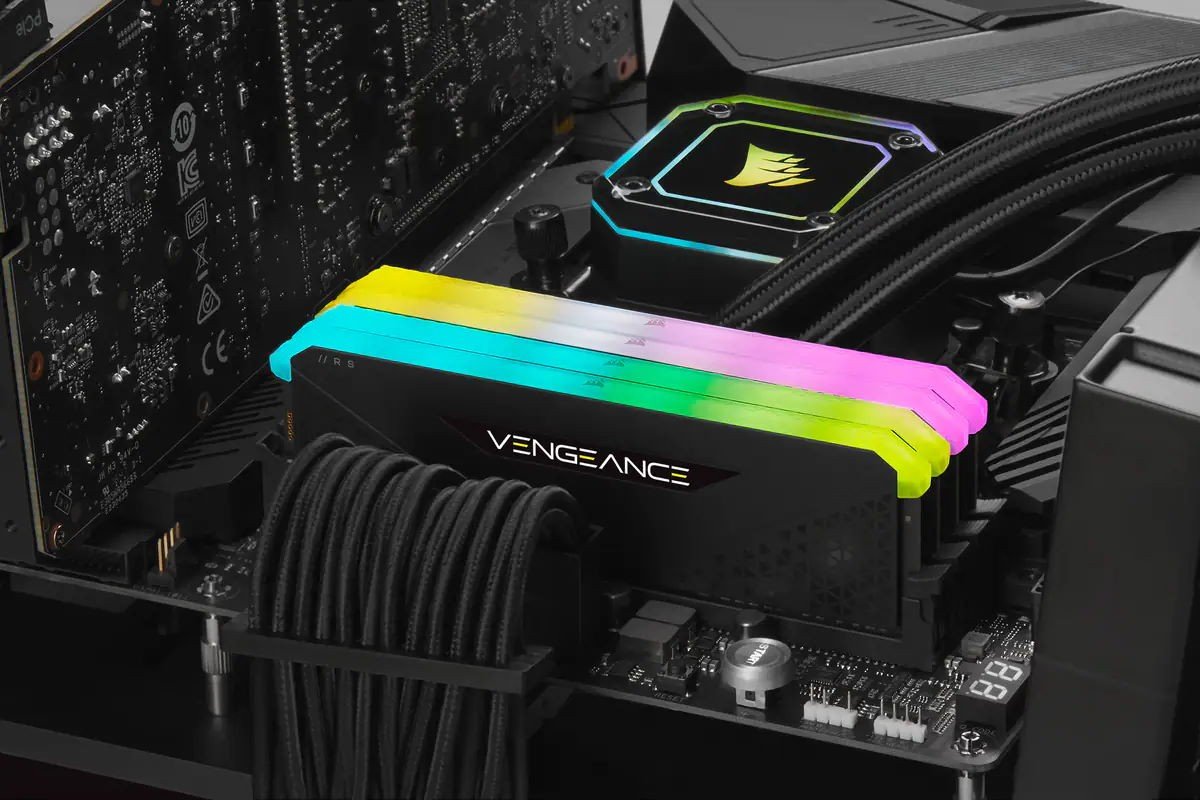 Пам'ять DDR4 RAM_32Gb (2x16Gb) 3200Mhz Corsair Vengeance RGB RS (CMG32GX4M2E3200C16) - зображення 4