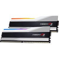 Пам'ять DDR5 RAM_64Gb (2x32Gb) 6400Mhz G.Skill Trident Z5 RGB Silver (F5-6400J3239G32GX2-TZ5RS)