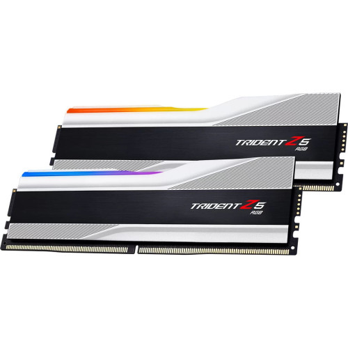 Пам'ять DDR5 RAM_64Gb (2x32Gb) 6400Mhz G.Skill Trident Z5 RGB Silver (F5-6400J3239G32GX2-TZ5RS) - зображення 1