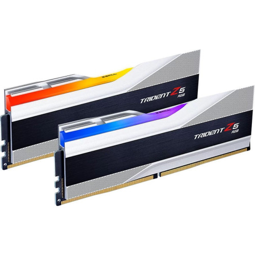 Пам'ять DDR5 RAM_64Gb (2x32Gb) 6400Mhz G.Skill Trident Z5 RGB Silver (F5-6400J3239G32GX2-TZ5RS) - зображення 3