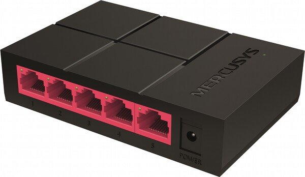 Комутатор Switch Mercusys MS105G, 5-port - зображення 1