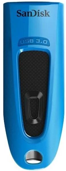 Флеш пам'ять USB 32 Gb SANDISK Ultra USB 3.0 Blue - зображення 2