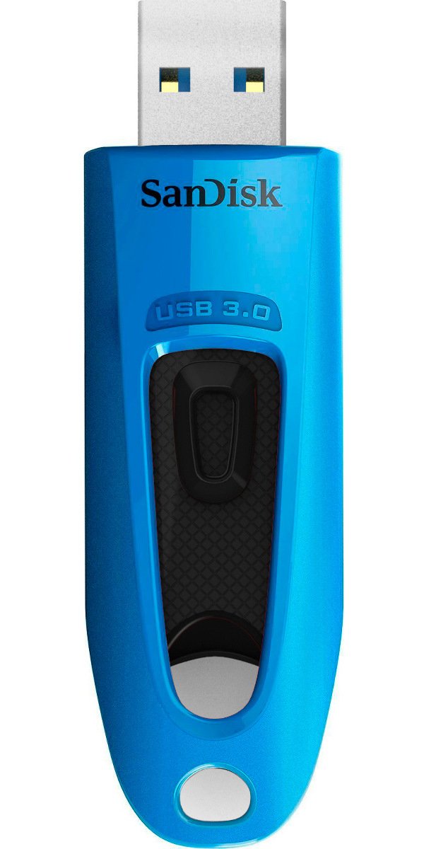 Флеш пам'ять USB 32 Gb SANDISK Ultra USB 3.0 Blue - зображення 1