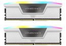 Пам'ять DDR5 RAM_32Gb (2x16Gb) 5200Mhz Corsair Vengeance RGB White (CMH32GX5M2B5200C40W) - зображення 1