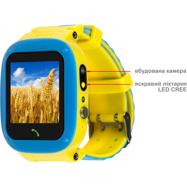 Смарт годинник Amigo GO004 GLORY Blue-Yellow - зображення 2