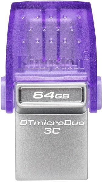 Флеш пам'ять USB 64 Gb Kingston DataTraveler microDuo 3C USB 3.2\/Type C (DTDUO3CG3\/64GB) - зображення 2