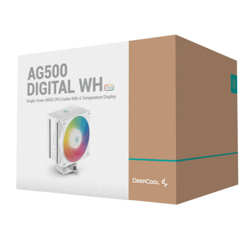 Вентилятор Deepcool AG500 DIGITAL WH ARGB - зображення 10