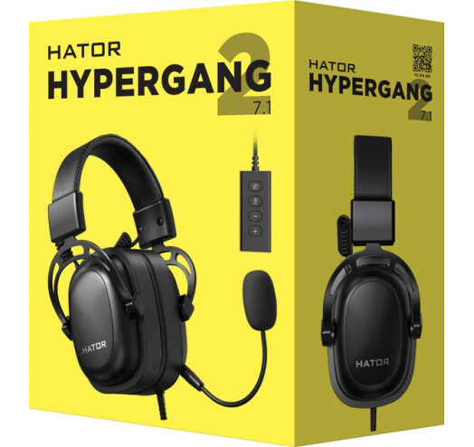 Гарнітура Hator Hypergang 2 USB 7.1 Black (HTA-940) - зображення 8