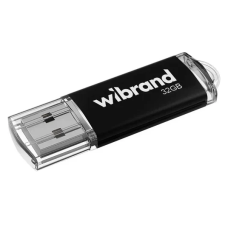 Флеш пам'ять USB 32 Gb Wibrand Cougar Black USB 2.0, пластик