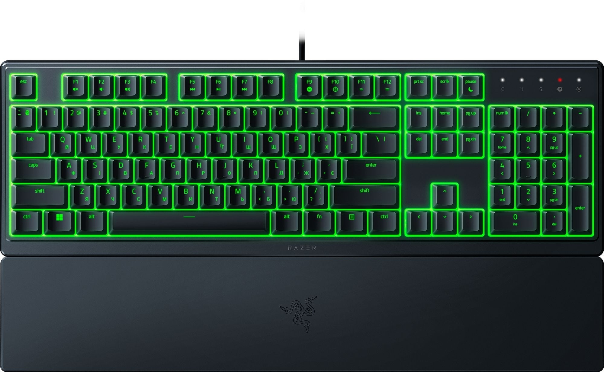 Клавіатура Razer Ornata V3 X USB Black (RZ03-04471900-R371) - зображення 1