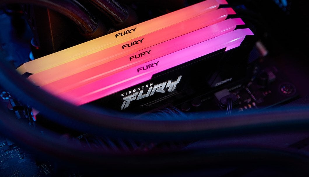 Пам'ять DDR4 RAM_16Gb (2x8Gb) 3600Mhz Kingston Fury Beast RGB (KF436C17BB2AK2\/16) - зображення 4