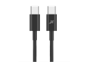 Кабель USB Type C to Type C 1.0 м Grand-X 20W PVC - зображення 1