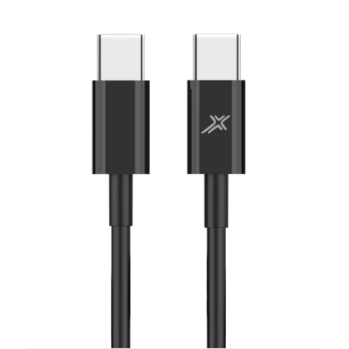 Кабель USB Type C to Type C 1.0 м Grand-X 20W PVC - зображення 1