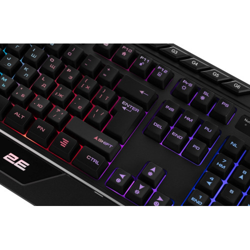 Клавіатура 2E Gaming KG315 RGB Black (2E-KG315UBK) - зображення 3