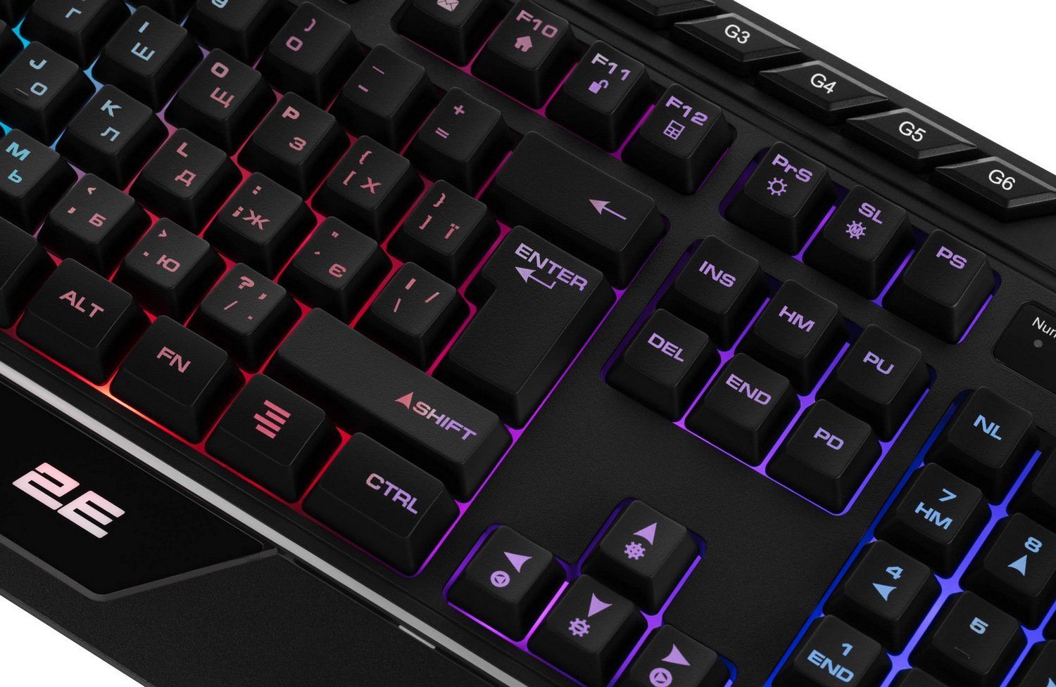 Клавіатура 2E Gaming KG315 RGB Black (2E-KG315UBK) - зображення 3