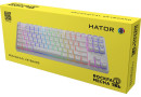 Клавіатура Hator Rockfall 2 Mecha TKL Orange USB White (HTK-521) - зображення 10