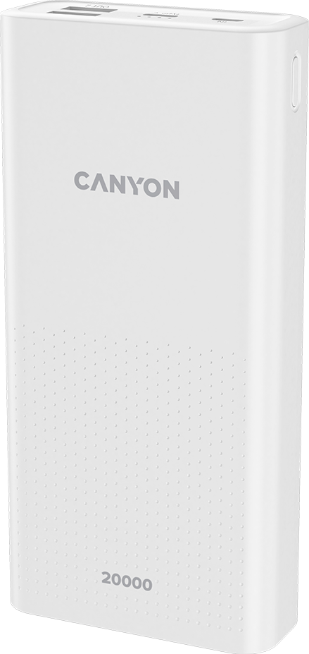 Батарея POWER BANK Canyon PB-2001 CNE-CPB2001W - зображення 2