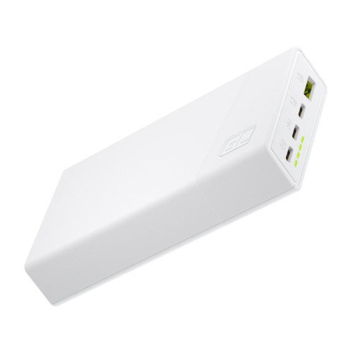 Батарея POWER BANK Green Cell PowerPlay 20s 20000 mAh 22.5 W, White - зображення 1