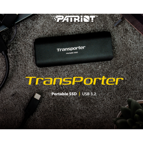 Зовнішній накопичувач SSD 1TB Patriot Transporter Black (PTP1TBPEC) - зображення 6