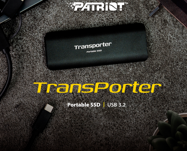 Зовнішній накопичувач SSD 1TB Patriot Transporter Black (PTP1TBPEC) - зображення 6