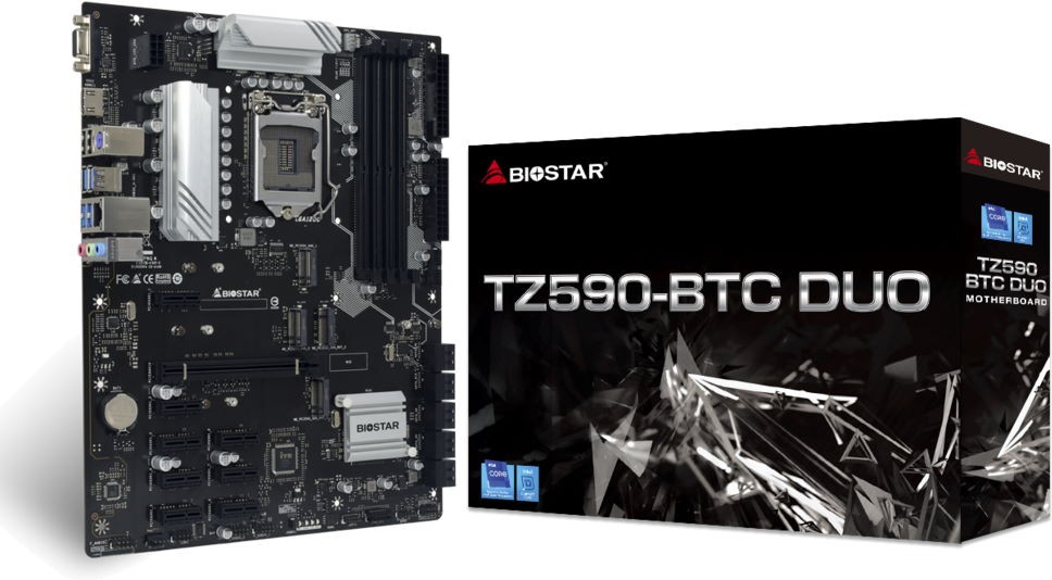 Мат. плата 1200 Biostar TZ590-BTC DUO - зображення 5