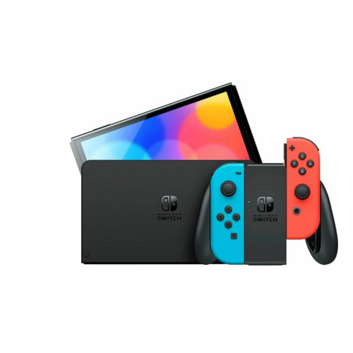 Ігрова консоль Nintendo Switch OLED with Neon Blue and Neon Red Joy-Con - зображення 3