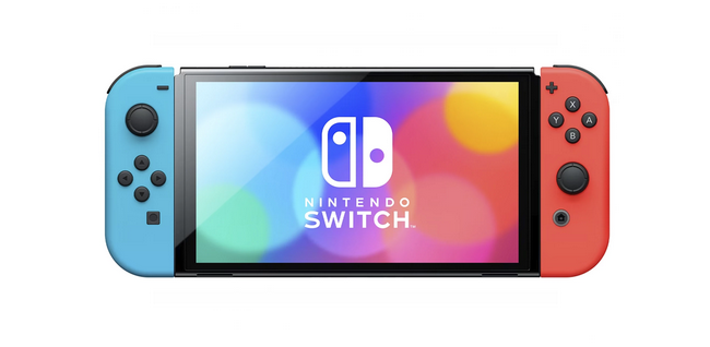 Ігрова консоль Nintendo Switch OLED with Neon Blue and Neon Red Joy-Con - зображення 1