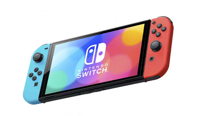 Ігрова консоль Nintendo Switch OLED with Neon Blue and Neon Red Joy-Con - зображення 2