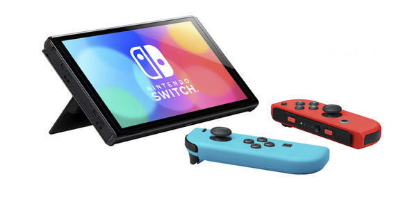 Ігрова консоль Nintendo Switch OLED with Neon Blue and Neon Red Joy-Con - зображення 5