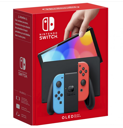 Ігрова консоль Nintendo Switch OLED with Neon Blue and Neon Red Joy-Con - зображення 7