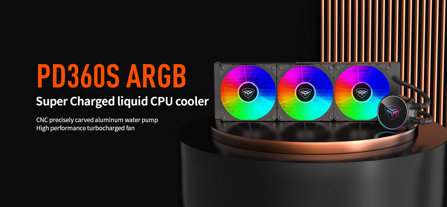 Система водяного охолодження PcCooler PD360S ARGB BK - зображення 9