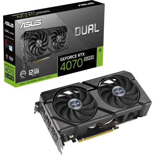 Відеокарта GeForce RTX 4070 SUPER 12 GDDR6X ASUS DUAL EVO (DUAL-RTX4070S-12G-EVO) - зображення 1