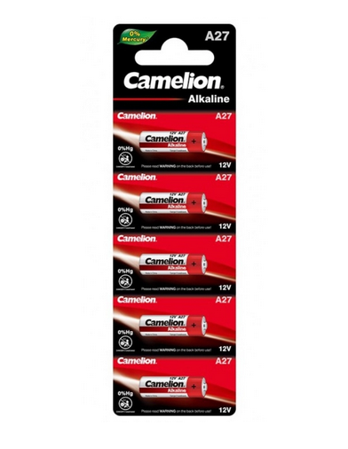 Батарейка A27 \/ LR27 Camelion Alkaline, 12V - зображення 1