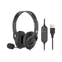 Гарнітура 2E CH13 Over-Ear USB Black (2E-CH13SU)