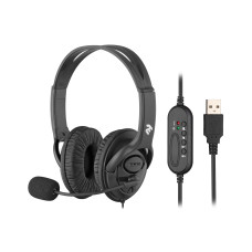 Гарнітура 2E CH13 Over-Ear USB Black (2E-CH13SU) - зображення 1